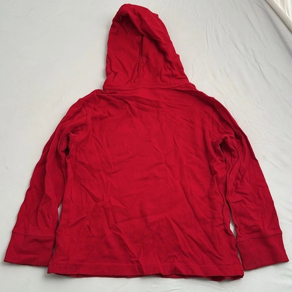 Gap red and green graphic print long sleeve hoodie t-shirts TWO SHIRTS